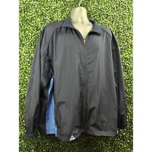 Vintage Starter Windbreaker Jacket‎ Men’s XL Blue Back Pocket